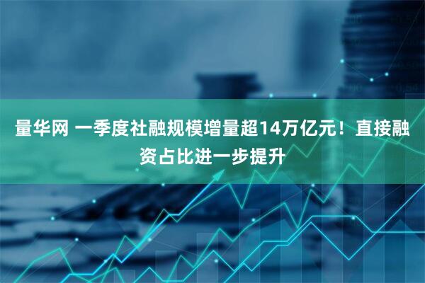 量华网 一季度社融规模增量超14万亿元！直接融资占比进一步提升